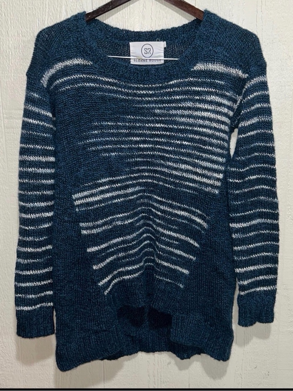 SLOANE ROUGE alpaca blend tunic sweater woman’s small.